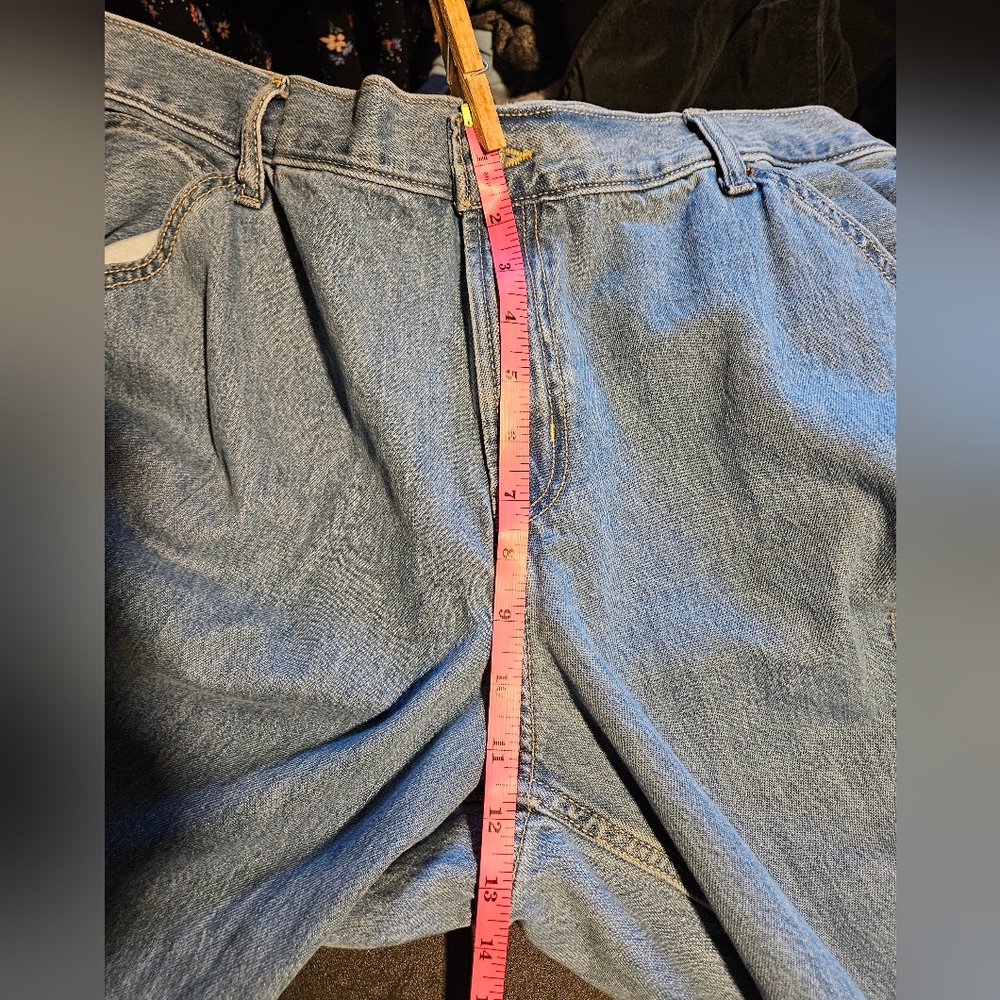 Old Navy Blue Flare Wide Leg Jeans - Picture 7 of 11